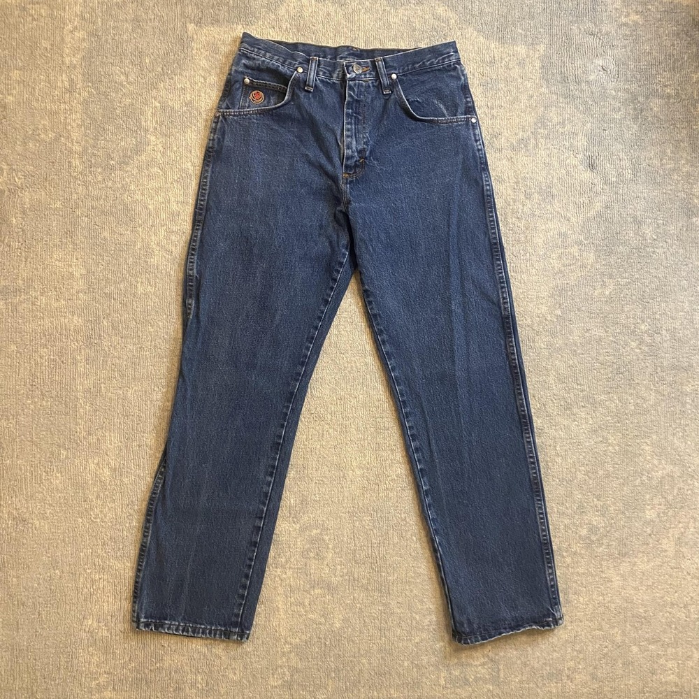 Twenty X Wrangler 20X Jeans Mens 31x30 Blue Dark Wash Straight Leg Denim Pants